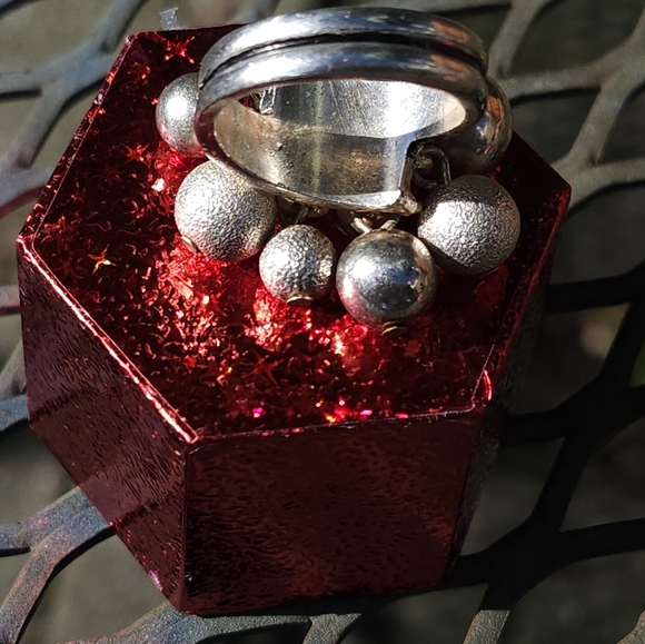 Sterling Silver Vintage Cha Cha Ring - Picture 7 of 9